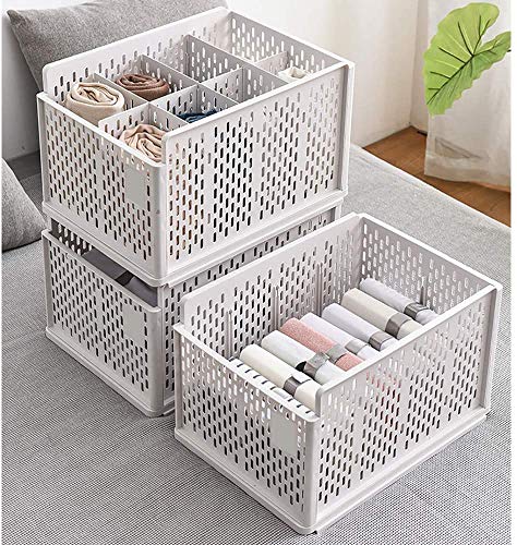 Set of 2 Stackable Wardrobe Storage Box