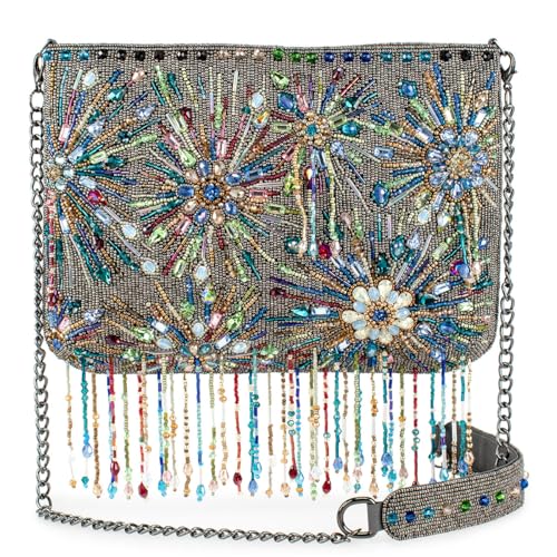 Mary Frances Dazzler Beaded Handbag Fireworks-Inspired Rhine