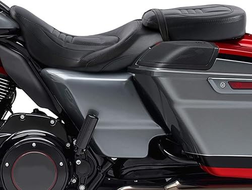 Miniatura 7 de XFMT Asiento de motocicleta para dos personas. Para Harley Davidson Touring 2009 a 2020.