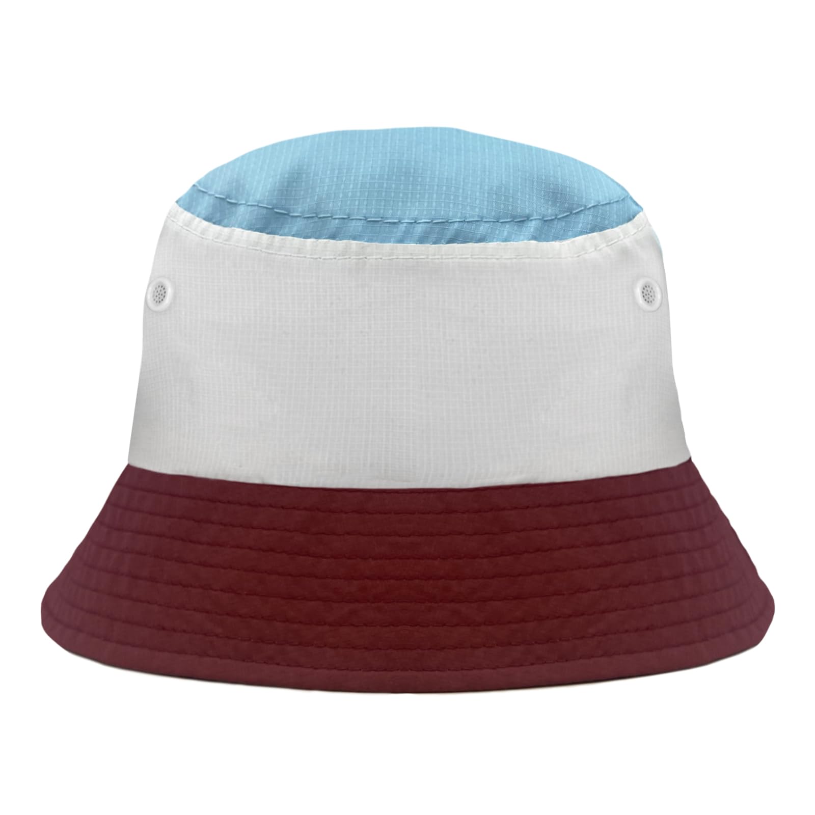 fan originals Colours Tricolour Claret White Blue Bucket Hat L/XL