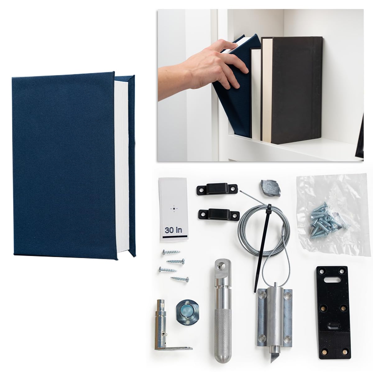 値下げ 隠し扉付き物入れ Amazon | MURPHY DOOR® 隠しドアブックラッチ 隠し本棚ドア
