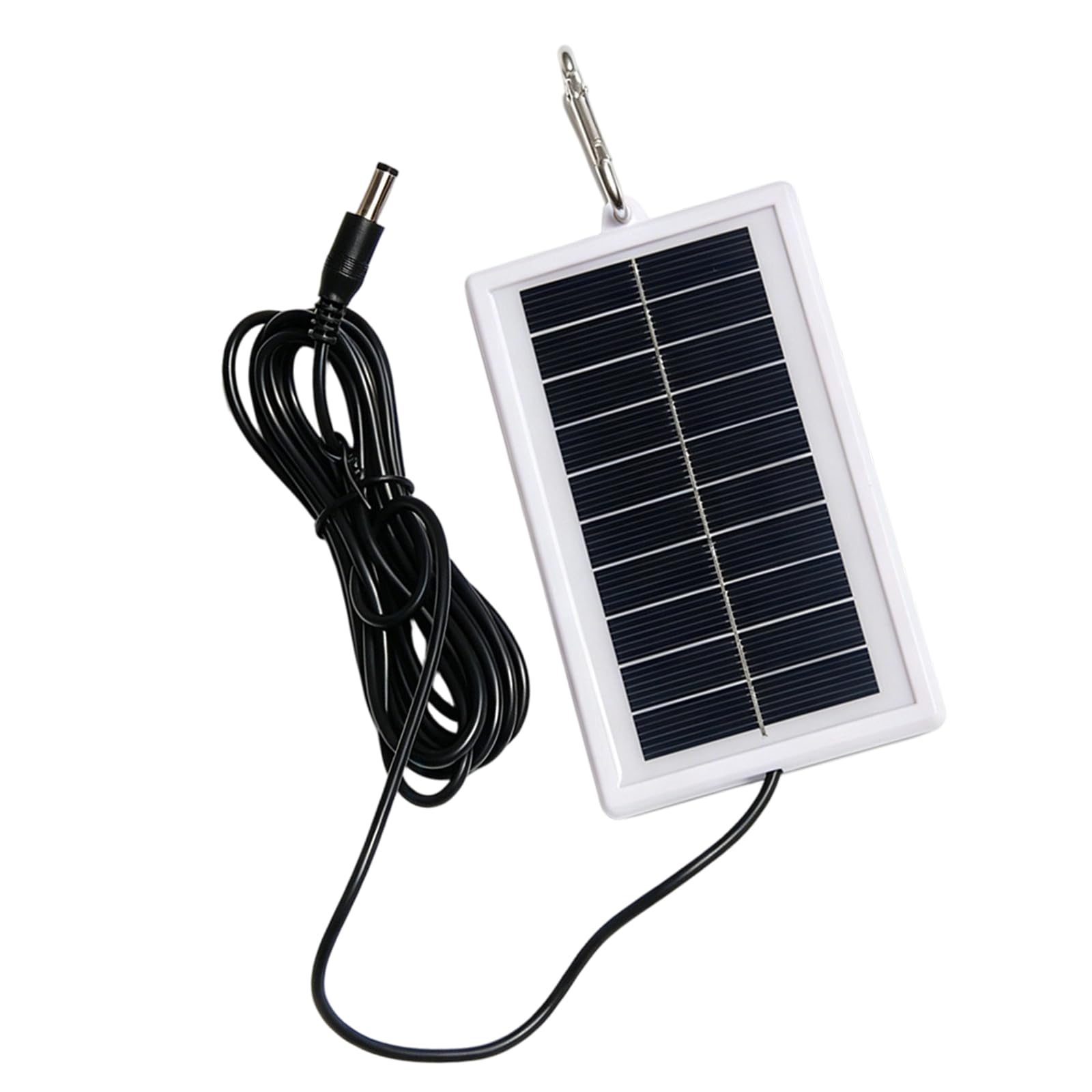 fexxkg 1W 5V Solar Panel with 300cm Cable DC5521 Output Power Supply Panel Suitable for Outdoor Lights Small Electronics Emerge