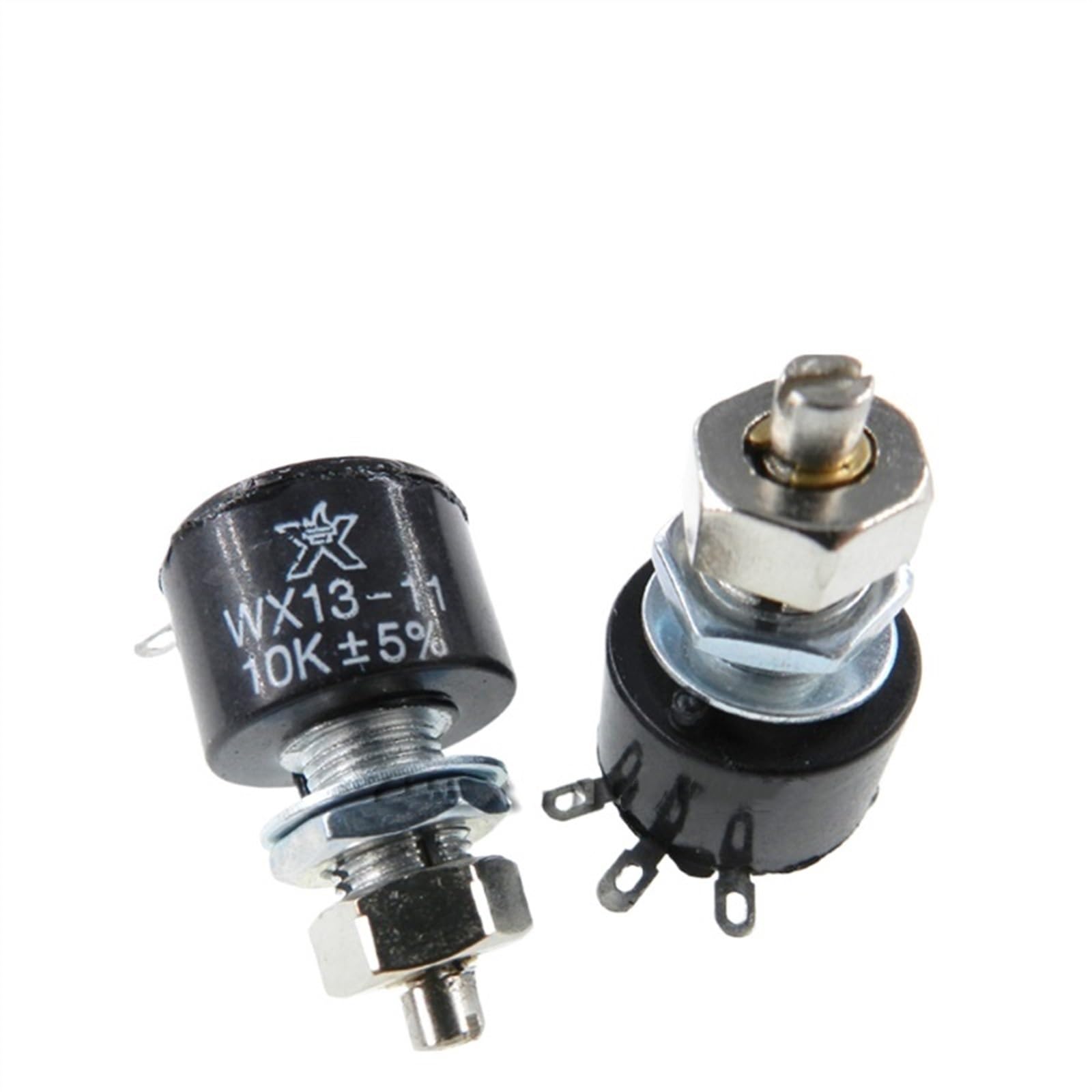 Lot de 10 potentiomètres monotour WX13-11 100 V CC 1 W. Potentiomètre monotour WX1-4B avec verrouillage 1 K, 2 K, 2, 4 K, 7, 10 K(10K)