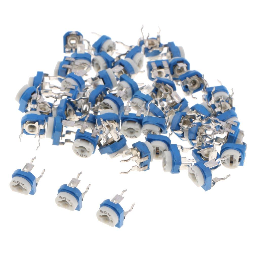 Enakshi® 50x 10 Values Linear Trimmer Potentiometer Variable Resistor 3 Terminal 500K|Business & Industrial | Electrical & Test Equipment | Electronic Components | Other Electronic Components