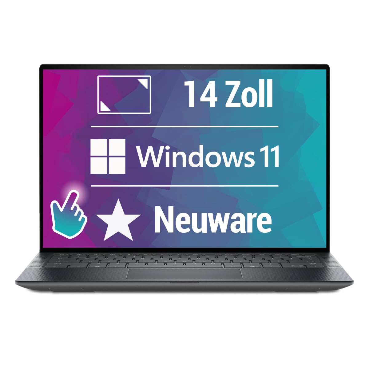 Dell Precision 5490 14 Zoll 2,5K Touchscreen Laptop - Intel Core Ultra 7-165H@ bis zu 5 GHz - 32 GB - 1000 GB SSD mit Windows 11 Pro & GRATIS Antiviren-Software NEU & OVP