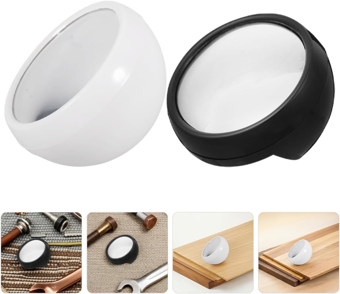 Toddmomy 2pcs Universal Wide Angle Car Mirror Convex Blind Spot Mirrors Acrylic and PC Material for Enhanced Safety, Privacy Protection, for Parking and Driving Assistance in Vehicles