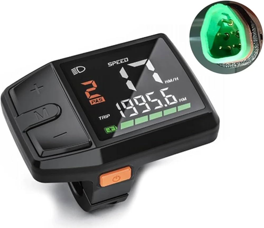 24V電動自転車モニター Amazon | 電動自転車 LED ディスプレイメーター、24V 36V 48V IP65