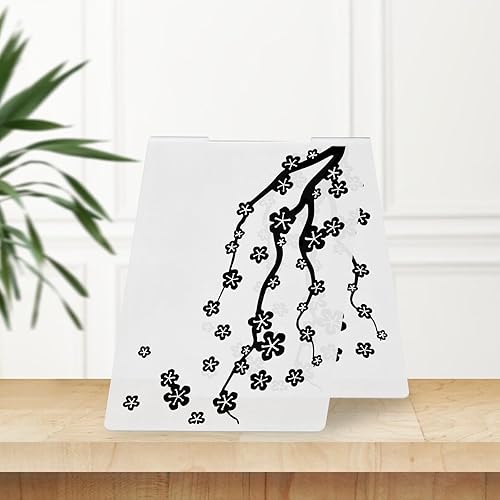 Miniatura 10 de Threetols Carpeta de relieve con impresiones texturizadas en 3D, carpeta de relieve de fondo de puntos para hacer tarjetas, marco de línea, álbum de