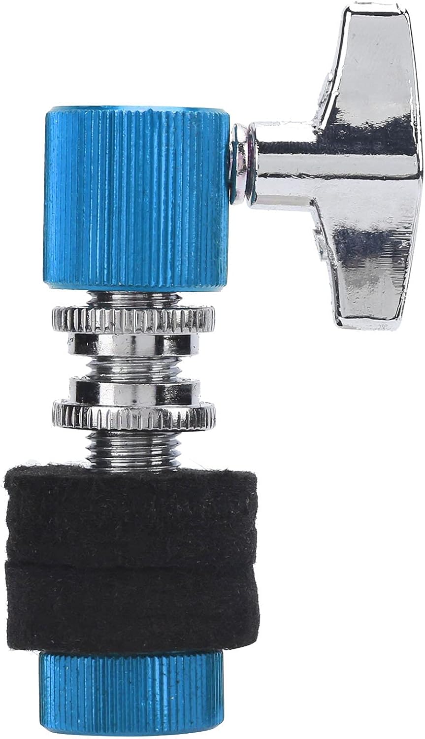 LiebeWH Hi Hat Clutch Quick Release Self Locking Aluminum Alloy for Drum Cymbal Stand Jazz Rock Percussion(blue)