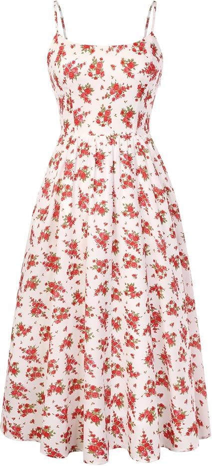 Robe d'été avec dos smocké confortable pour sublimer la silhouette