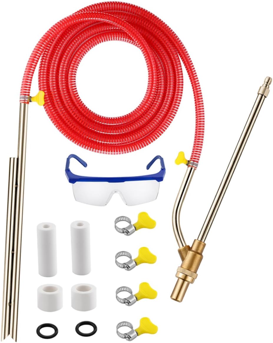 1set Quick Connect Sandblasting Tool for Pressure Washers Kit Removal Accessories High Efficiency for Industrial Cleaning and Paint Removal