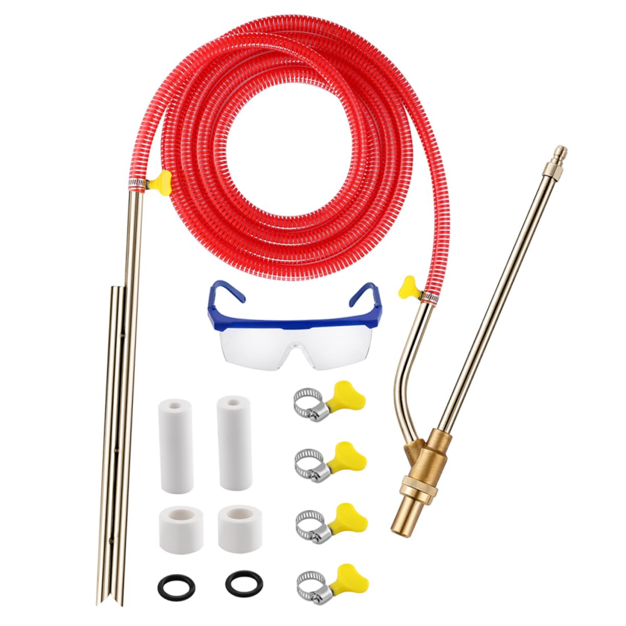 SOESFOUFU 1set Quick Connect Sandblasting Tool for Pressure Washers Kit Removal Accessories High Efficiency for Industrial Cleaning and Paint Removal