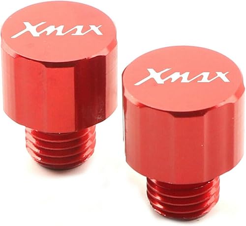 Miniatura 4 de CNC Aluminum Rear View Side Mirrors Hole Plug Screws Caps Cover Bolts for Yamaha Xmax Xmax 300 250 400