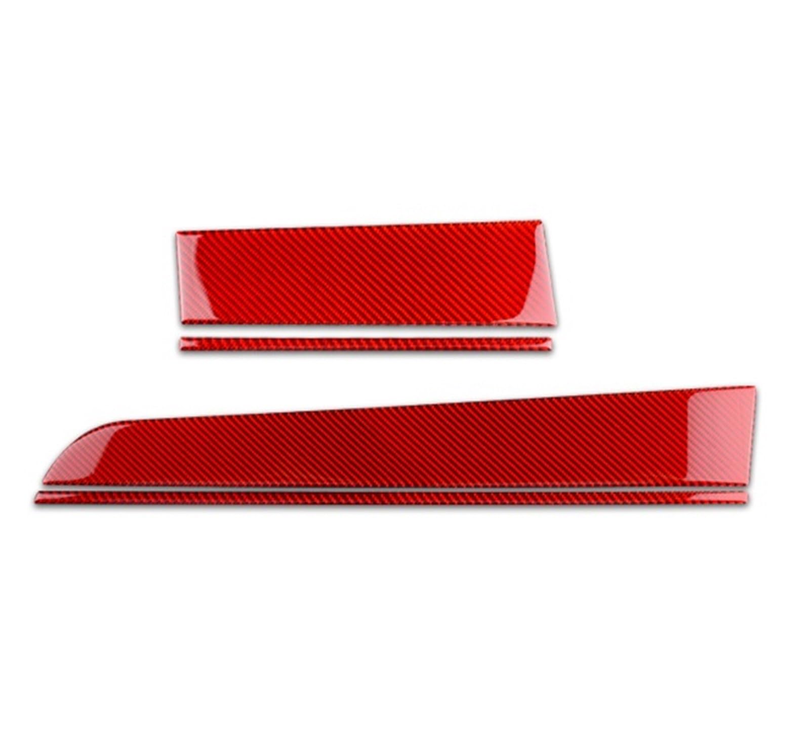 Interior Trim for Subaru for Crosstrek 2018-2023 for Impreza 2017 2018 2019 2020 2021 2022 2023 Car Co-Pilot Dashboard Sticker Cover Trim Sticker(LHD Red)