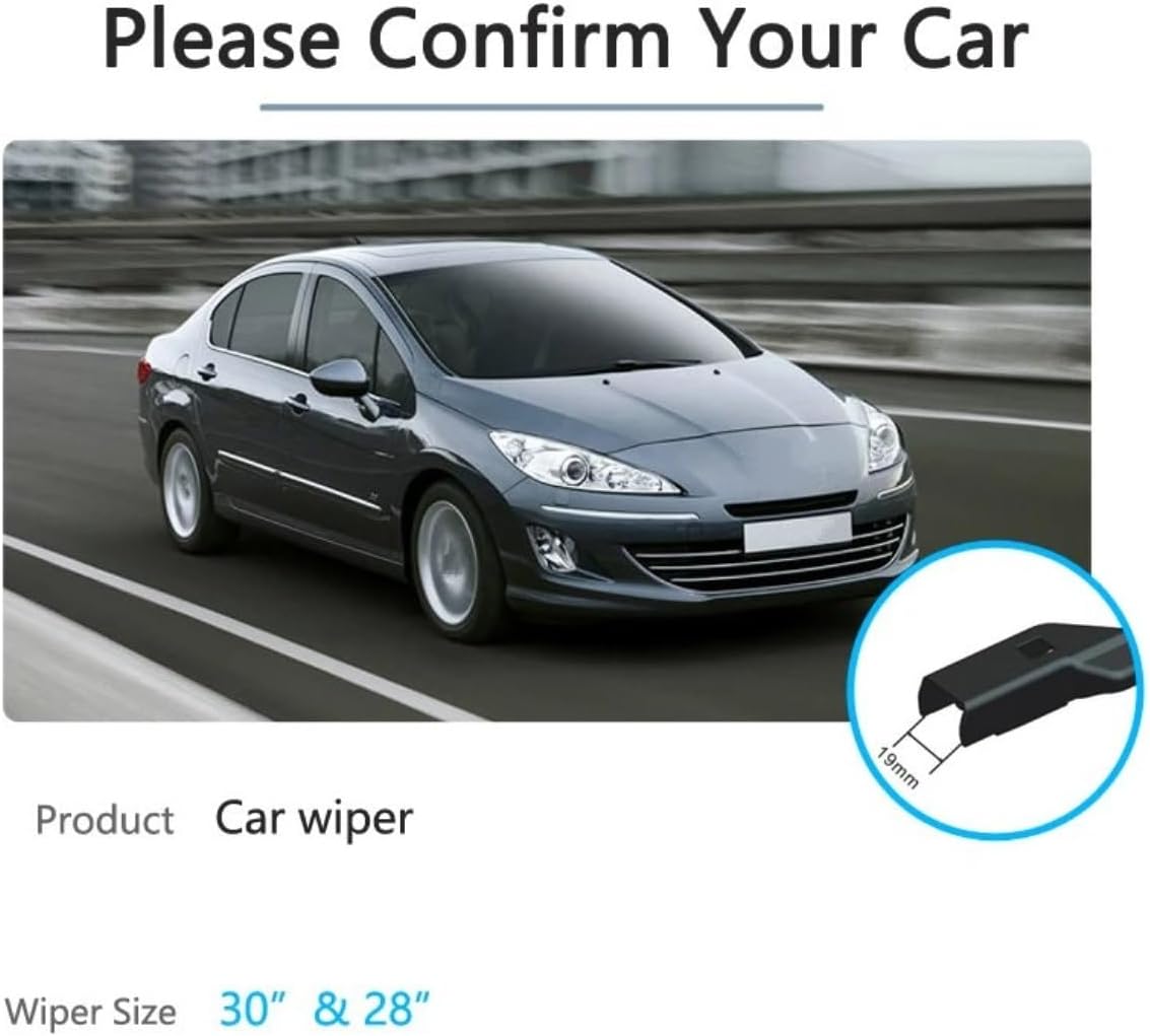 Windshield Wiper for 408 MK1 2010-2014 Car Wiper Windshield Front Windshield Wiper Auto Accessories Car Windshield Wiper (Size: LHD)