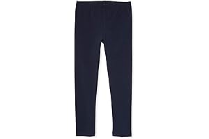 Girls' Big Full Length Solid Leggings Size 14-16