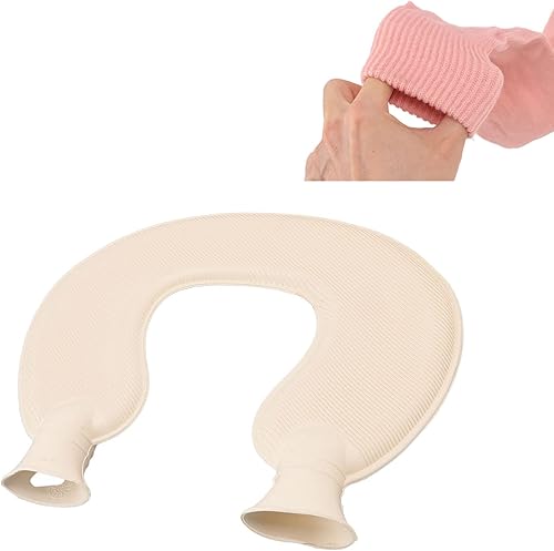 Miniatura 4 de Bolsa de agua caliente aislada, bolsa de agua caliente, bolsa de agua caliente en forma de U, calentador de agua de goma con aislamiento de doble