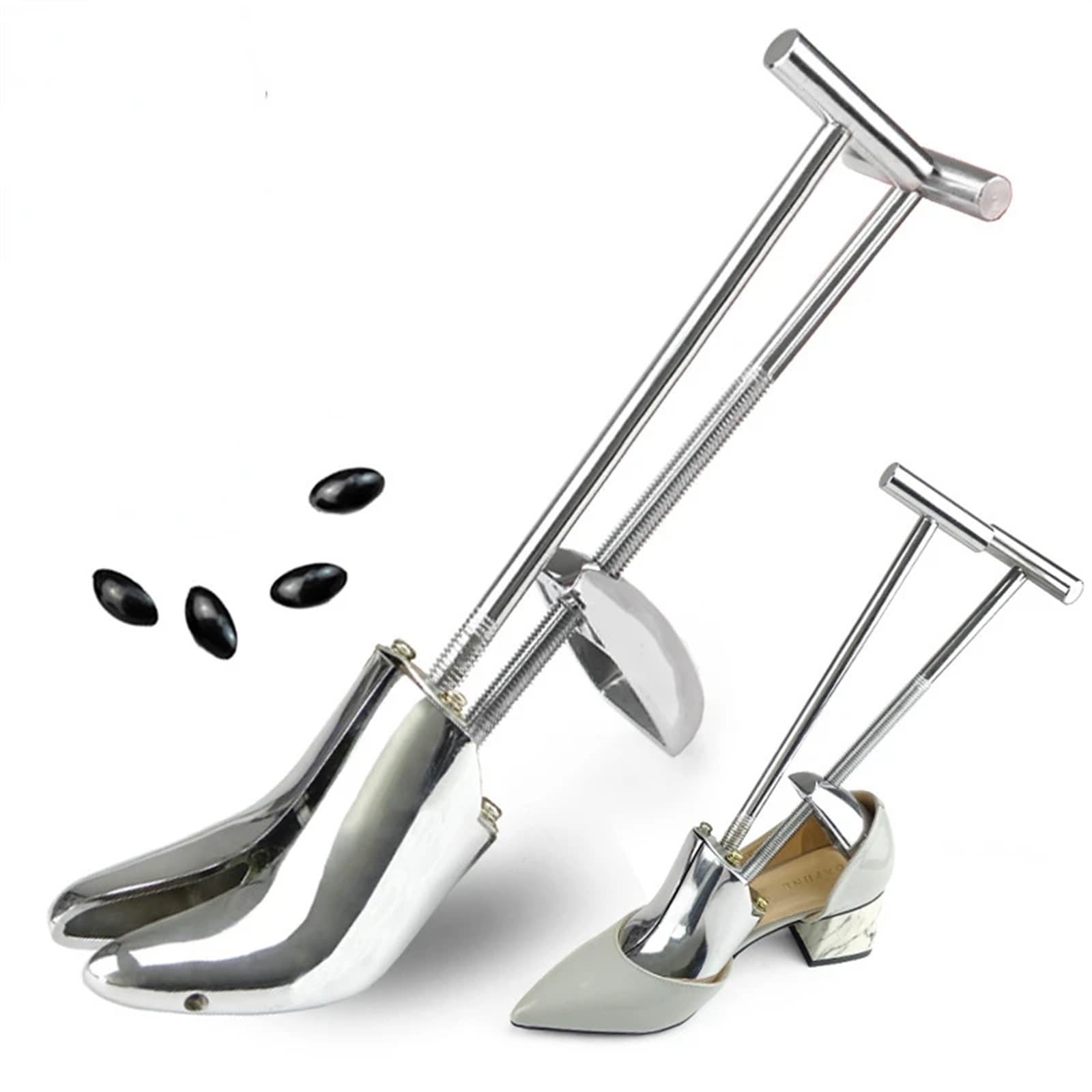 Elargisseur Chaussure Chaussures en Alliage d'aluminium, Talons Hauts Extensibles, Large Propagation, Anti-Rides, déformation, extenseur de Chaussures Gauche et Droite(EU (36-42))