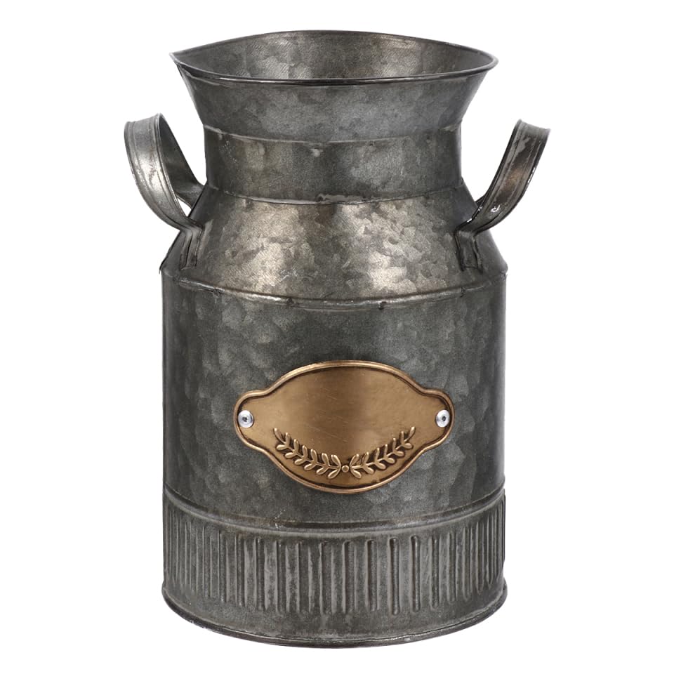 Jarrón Vintage De Hierro Antiguo Para Flores Secas Y Suculentas Decoración Rústica Para Jardín Y Hogar Maceta De Almacenamiento Floral