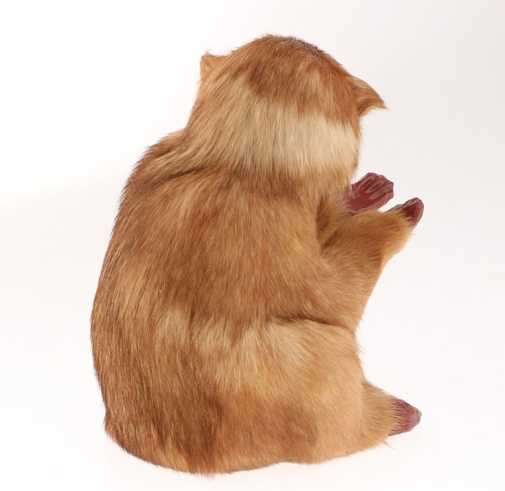 Realistic Monkey Animal Statue Sculpture Home Garden Patio Decor Ornament (Dark)