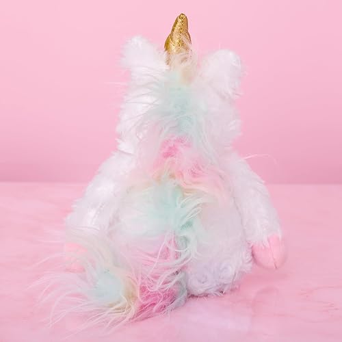 Miniatura 5 de HuggaBuddies Unicorn Plushie BabyBuddie - Animal de peluche de unicornio súper suave de 12 pulgadas (unicornio)