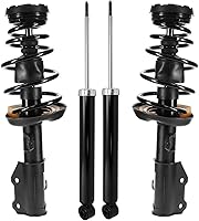 Vista 137 de Detroit Axle - Amortiguadores de muelles helicoidales RWD para Dodge Charger 2012-2020, 2012-2019 Challenger 2 Amortiguadores delanteros completos