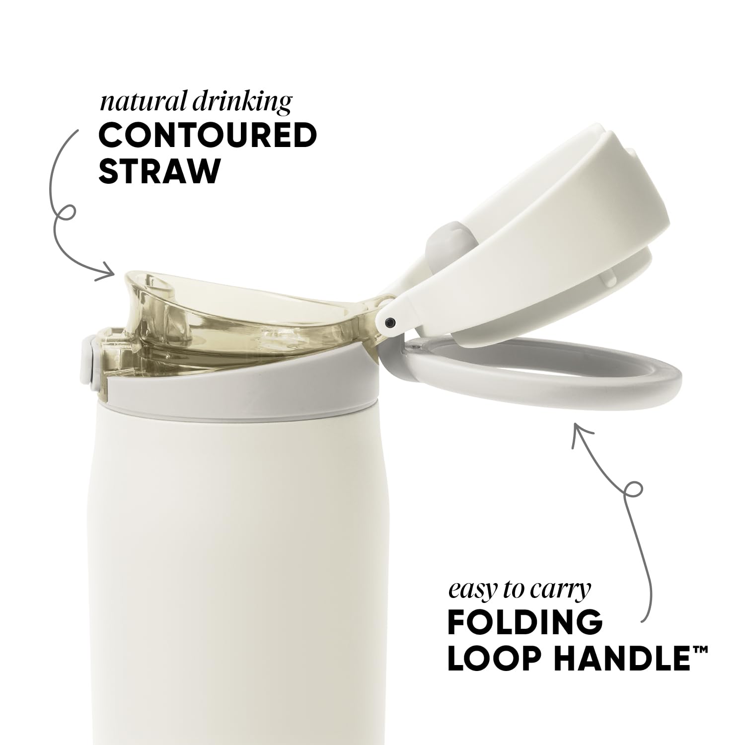 Simple Modern Borraccia Termica In Acciaio Inox Mesa Loop Con Cannuccia – 890ml – Colore Mango – Adatta A Portabicchieri