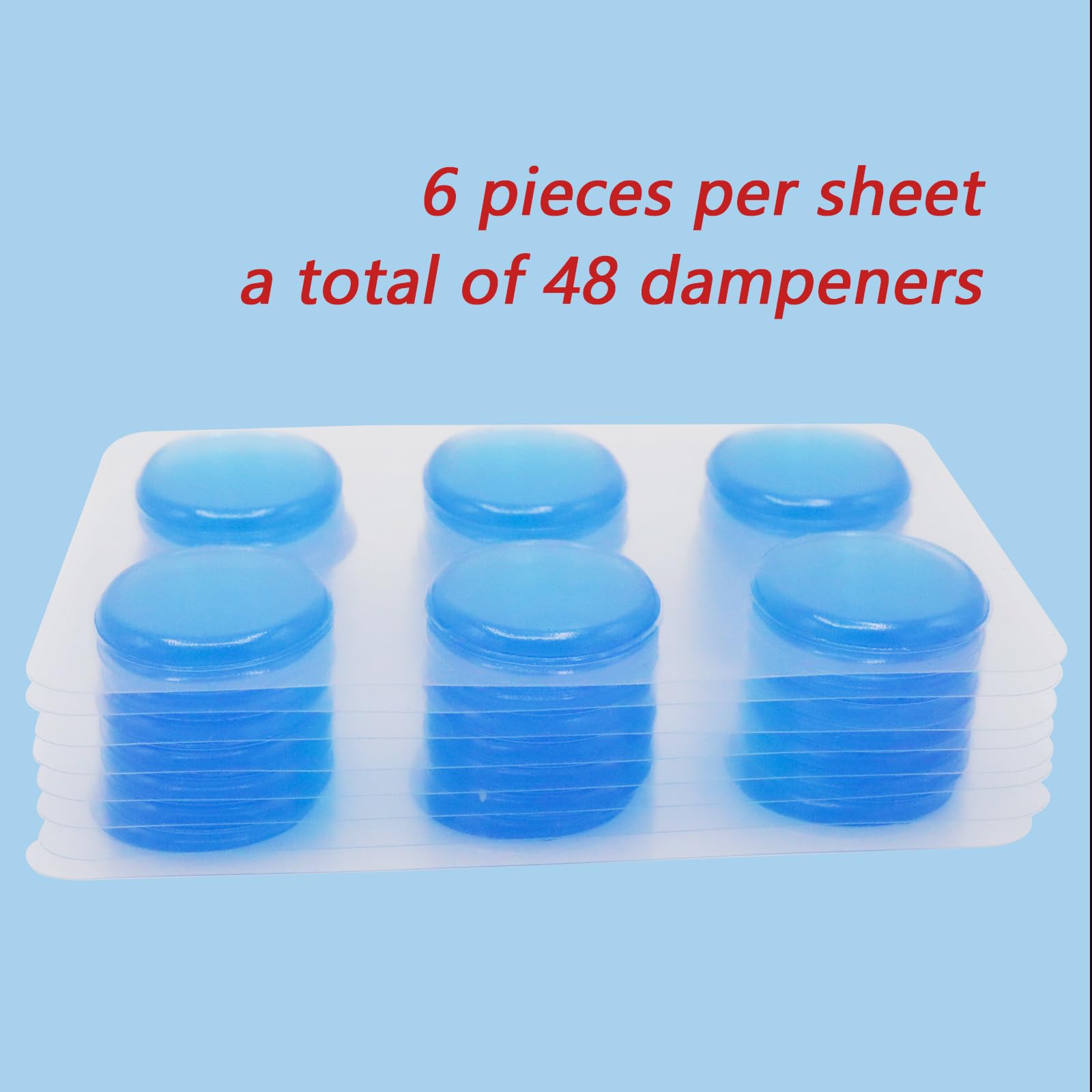 48er Set Trommel-Dämpfer Aus Silikon-Gel – Perfekt Für Schalldämmung & Tonkontrolle Am Schlagzeug (grün)