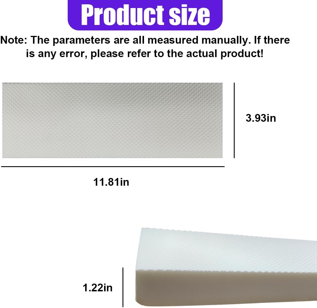 4PCS Garage Wall Protector Car Door Protectors - Anti-Collision Foam Padding Thick Parking Stopper Car Door Bumper Guards - Self Adhesive Garage Wall Pad for Warehouse Parking Assist (White)