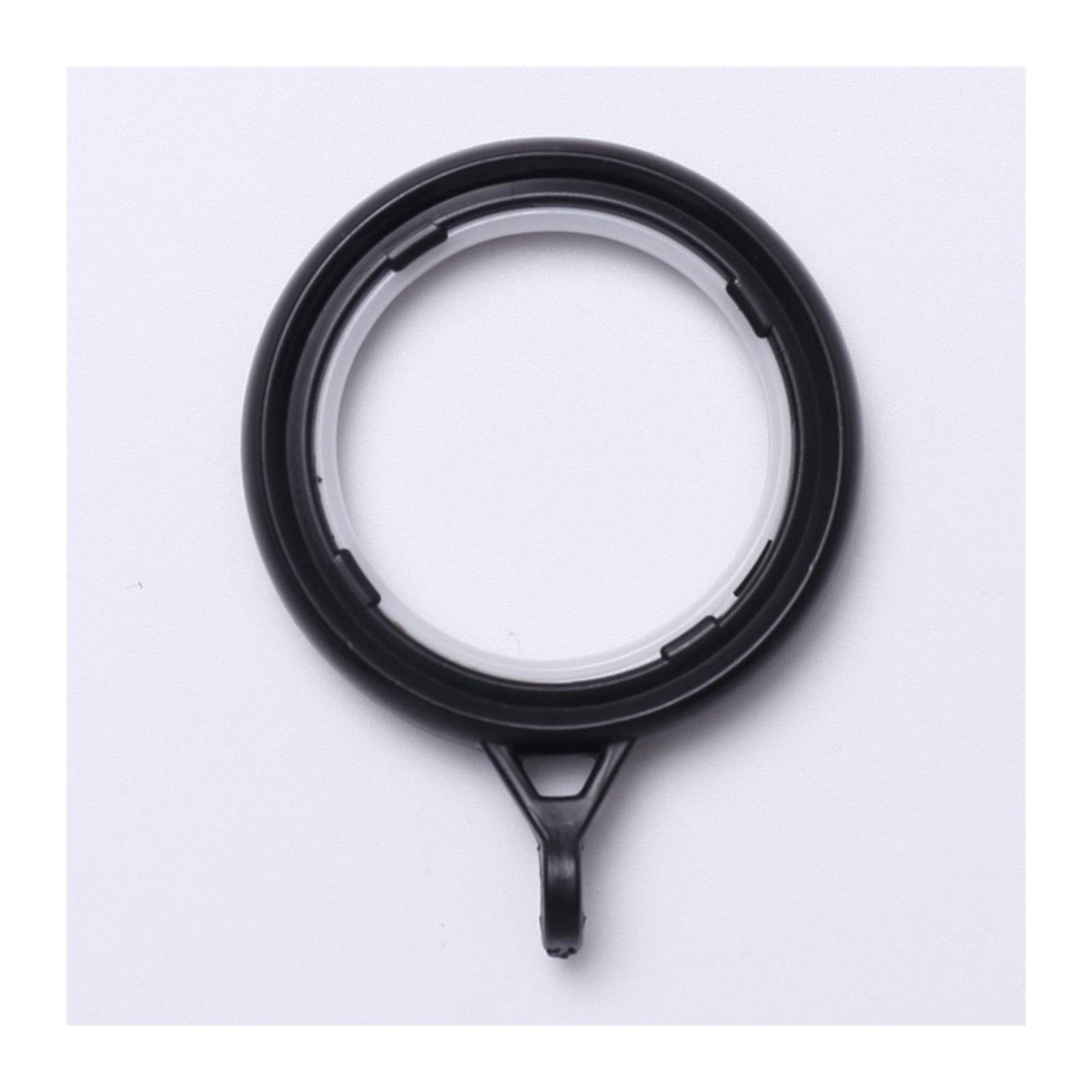 Anelli per tende 20 pezzi Anello per tenda da doccia 1,3 pollici Anello con occhiello in plastica Asta per tenda Silenziatore Anello scorrevole (Colori assortiti)Anelli per tende (Colore: Oro rosa) (O