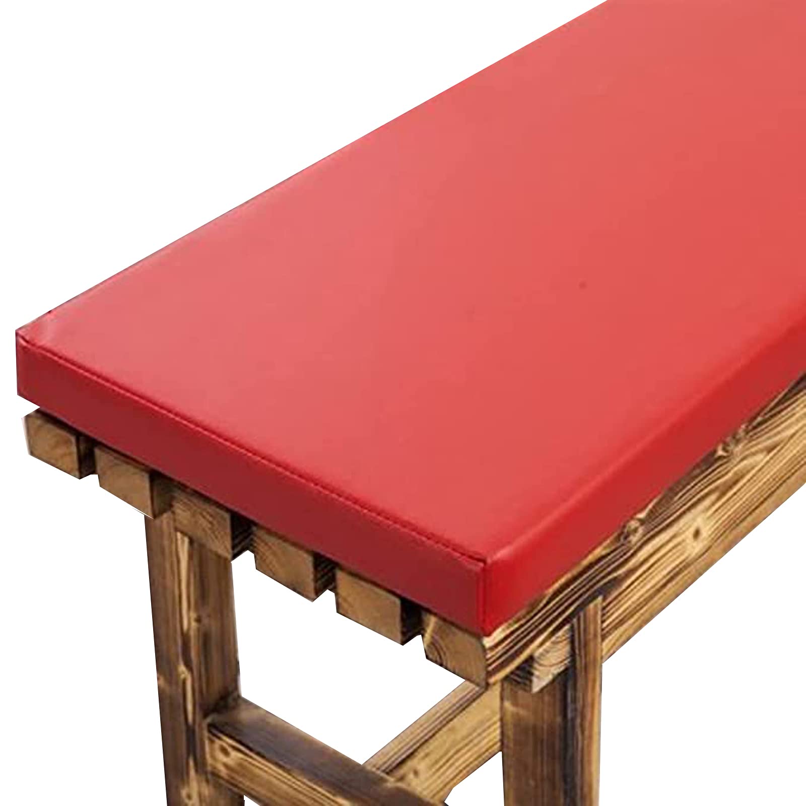 Cojín para banco de jardín de piel sintética premium impermeable de 5cm