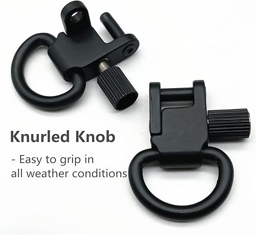 Miniatura 5 de Soportes giratorios de eslinga, clip de fijación de metal resistente con anillo en D