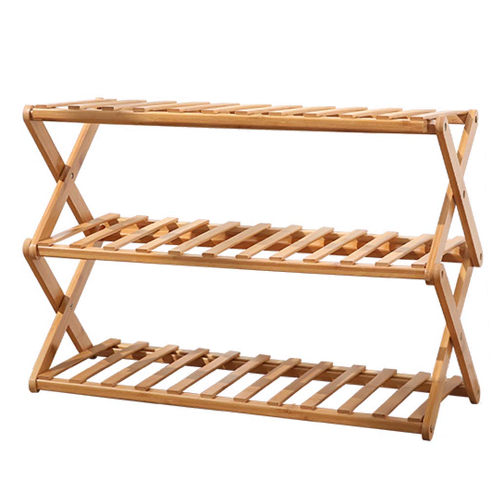 Solution de rangement idéale pour chaussures meuble bambou contre le désordre