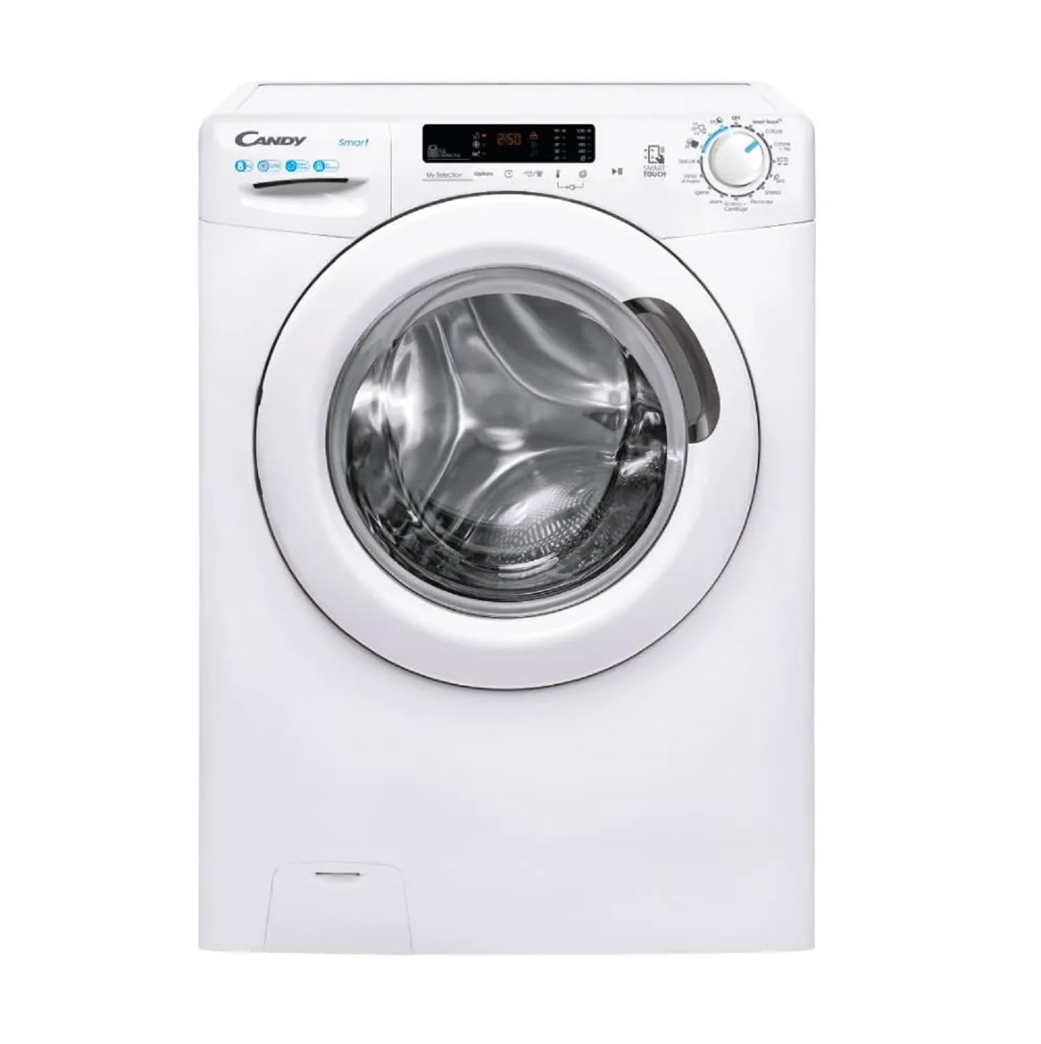 Candy CS1282DW4-11 - Lavatrice 8 Kg, Libera Installazione, 1200 giri/min, Bianco, Classe enrgetica B