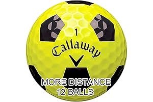 New Callaway Chrome Soft TruVis Golf Balls (White)