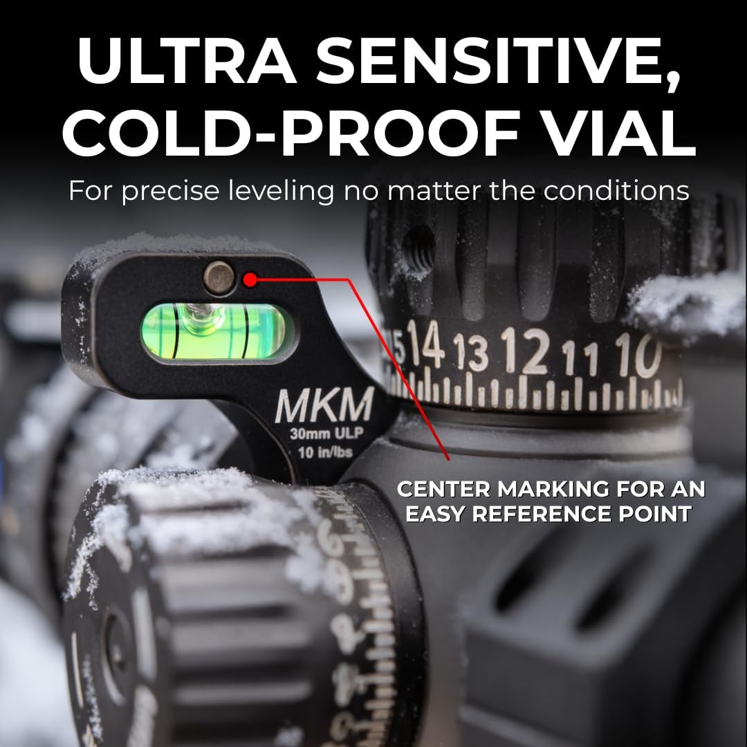MK Machining Ultra Low-Profile Billet Scope Level