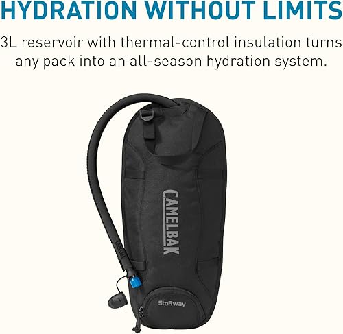 Miniatura 3 de CamelBak Stoaway - Depósito de vejiga de hidratación para senderismo, nieve, correr con tubo aislado