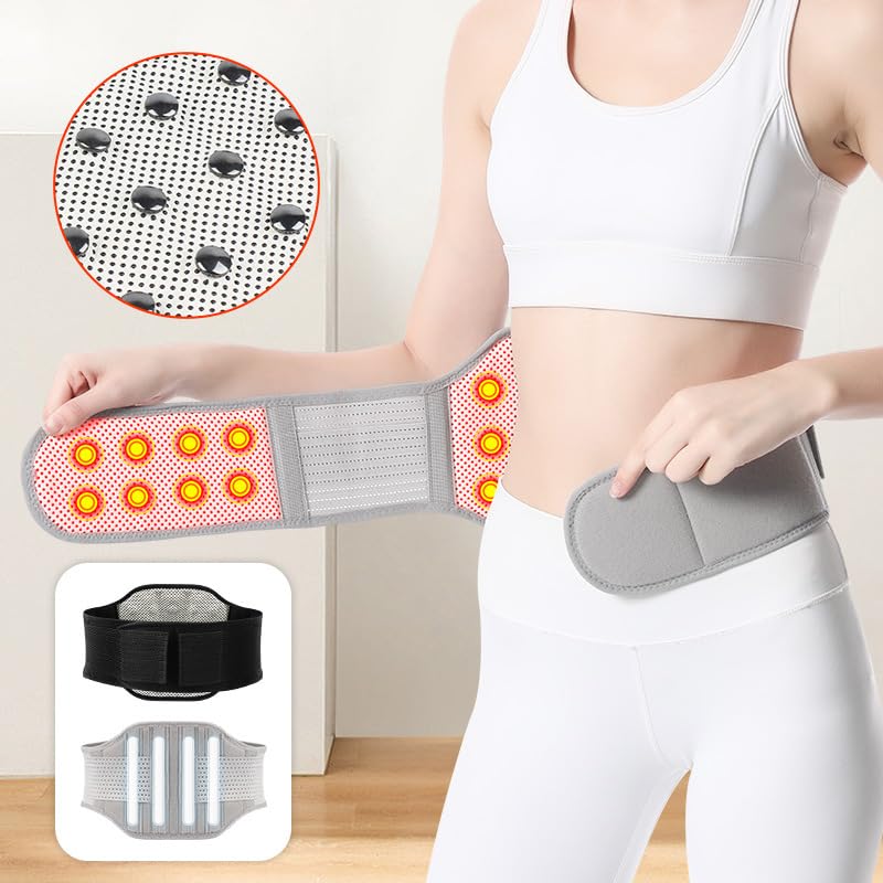 Faja lumbar ajustable para dolor de espalda, talla grande miniatura 1