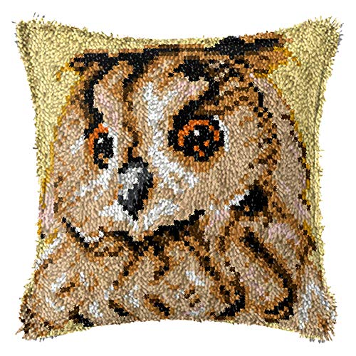 Kit de loquet en laine hibou pour décorer un salon cocooning