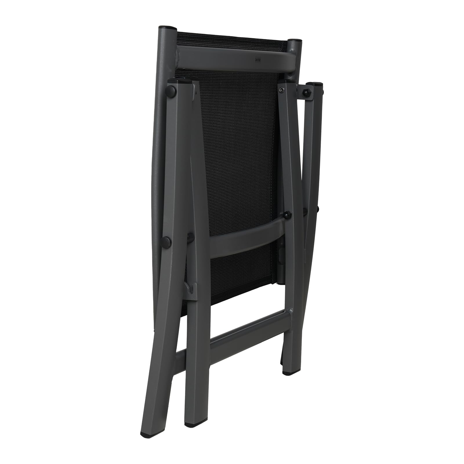 Grand patio Sgabello Poggiapiedi Pieghevole con Gambe in Alluminio, Multifunzionale Sgabellino, Piccolo Moderno Appoggia Piedi, Resistente Sgabello per Giardino, Salotto, Nero 40 x 41 x 45cm