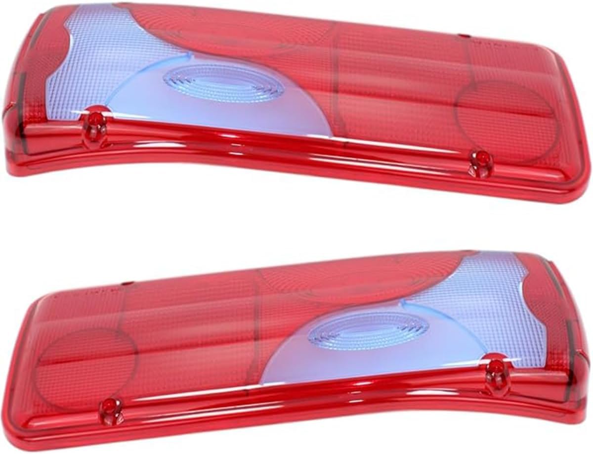 Generisch 2x Lenti per Fanali Posteriori Sinistra Destra Set di Fanali Posteriori in Vetro per Camion Compatibili con MAN TGA TGL TGM TGS 2016+ Mercedes Sprinter 906 2006+ VW Crafter Pianale 2006-2016