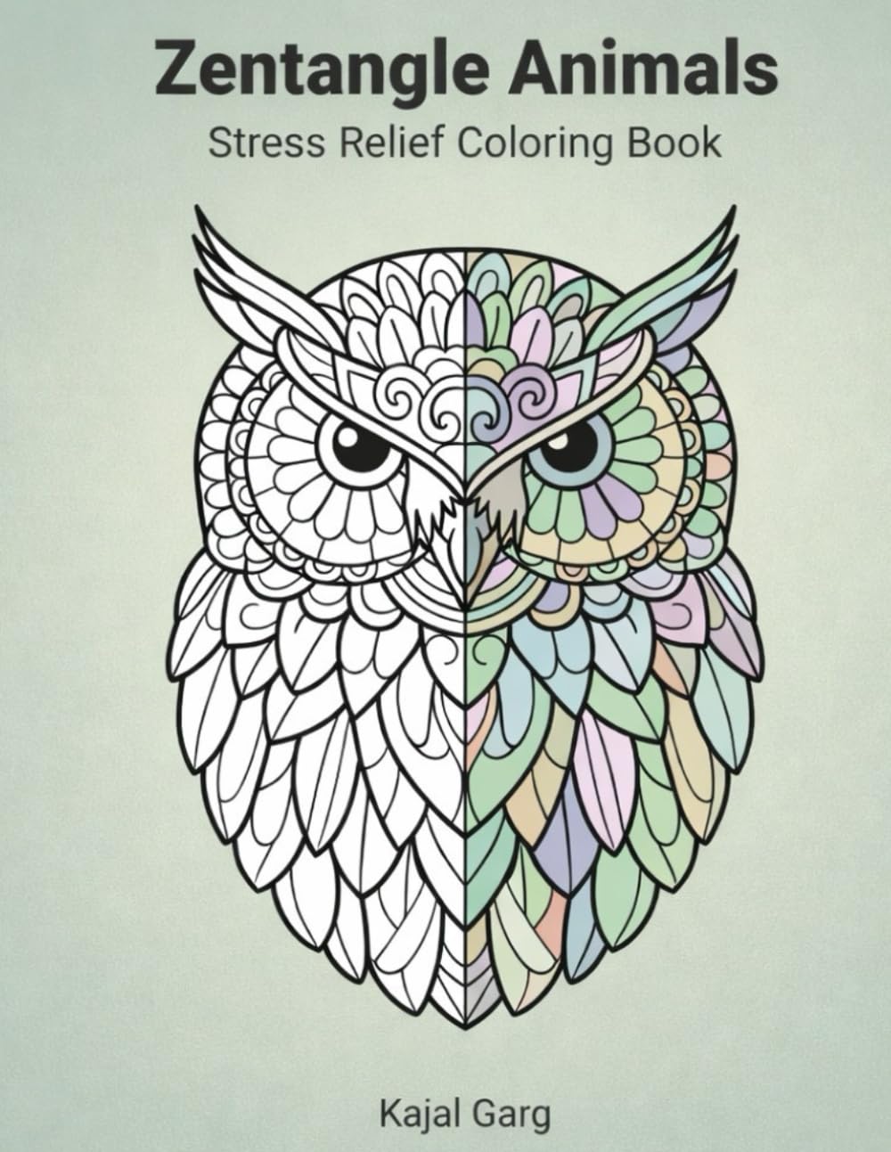 Zentangle Animals: Stress Relief Coloring Book