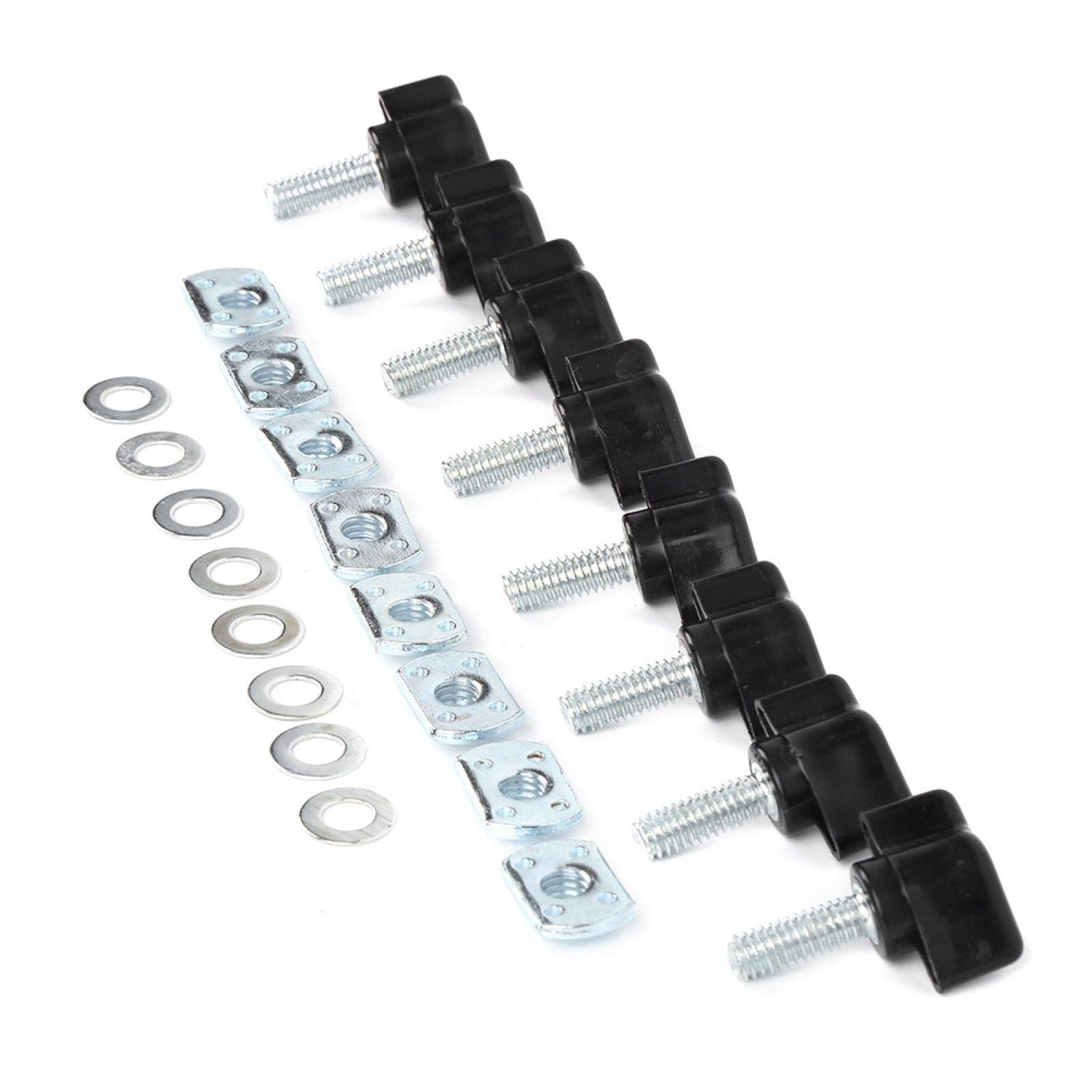 Kit de sujetadores de extracción rápida de techo duro Tuerca de tornillo de pulgar para Jeep Wrangler YJ TJ JKpara Jeep Wrangler YJ TJ JK M8 25mm 95-16