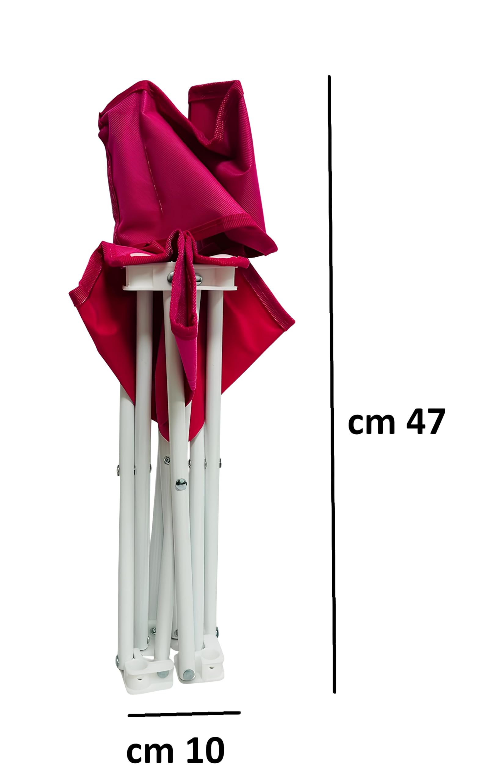 Sedia per Bambini Poltrona Bambini Sediolina Sedia in Metallo Qualità Top Seggiolina Bimbi Pieghevole Trasportabile con Sacca da Trasporto Sediolina Sedia Bambini Poltroncina (ROSA)