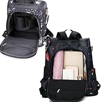 Vista 11 de Mochila para mujer, impermeable, antirrobo, bolsa de viaje, estiloA , L, Mochila