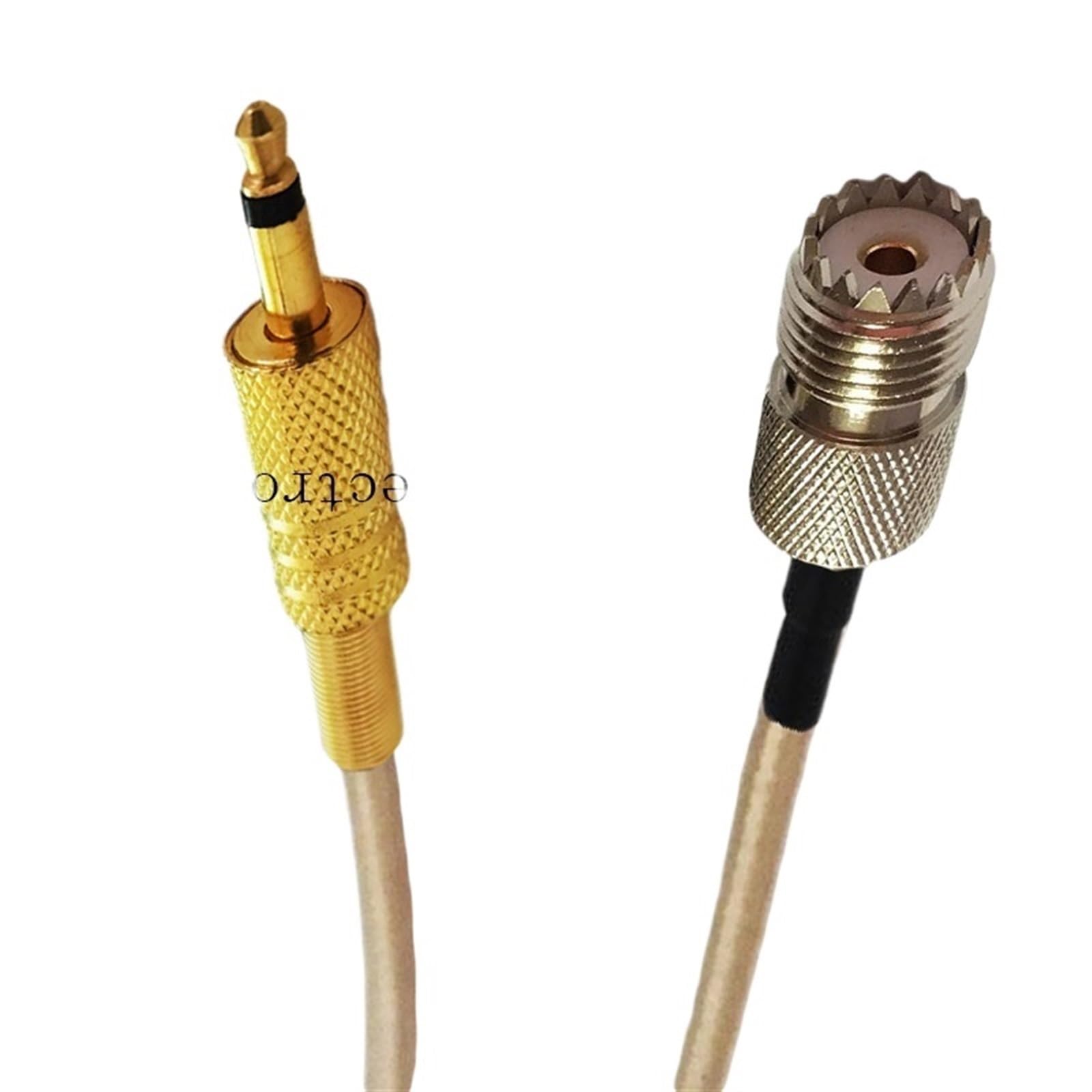 Prise mâle UHF SO239 femelle à 3.5mm Mono 1/8 "pour caméra de vidéosurveillance, antenne de moniteur RG316, câble en queue de cochon 15/20/30/50cm 1/2/3/5/10m(2m)