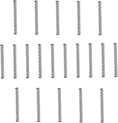 Jutagoss 20Pcs Compressed Spring Wire Diameter 0.01