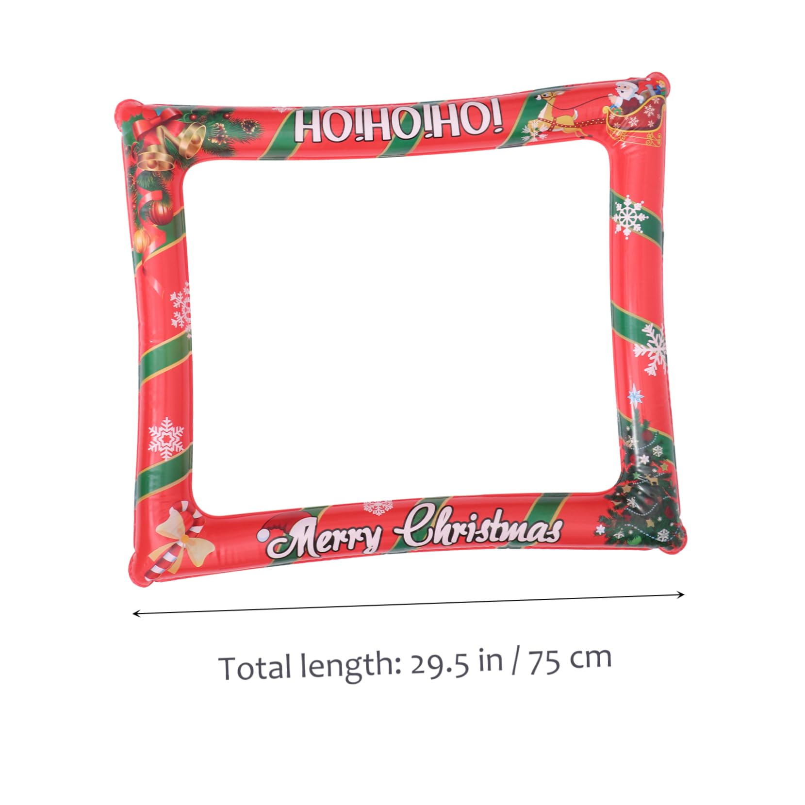 6 STK Requisiten für Weihnachtsfotos weihnachtsdeko aufblasbarer fotorahmen Handheld-Fotorahmen für Partys Weihnachts-Selfie-Bilderrahmen Party liefert Rahmen Weihnachtsschmuck
