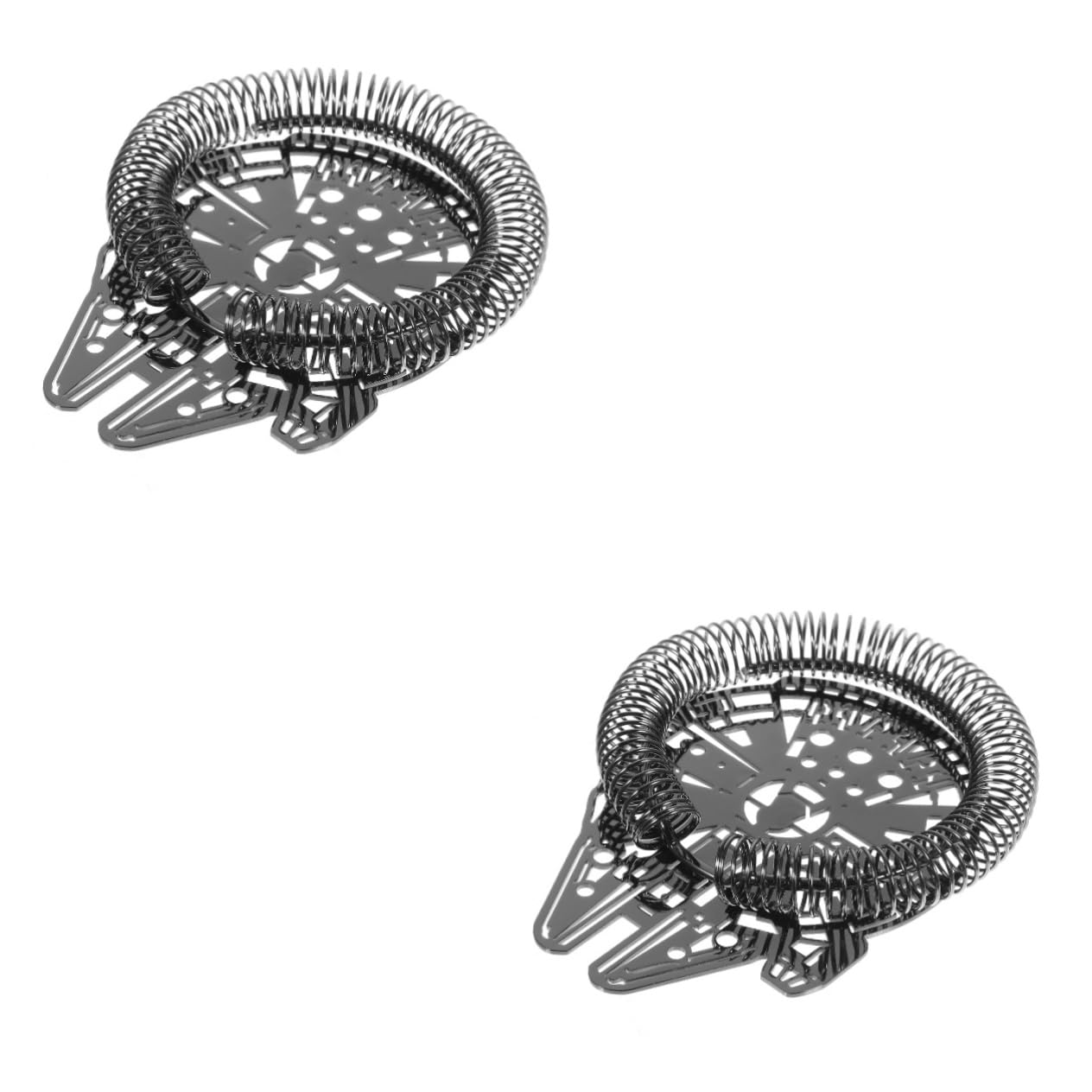2 Piezas Colador de Cócteles Inoxidable Bar de Hielo y Herramienta de Coctelería Profesional Ergonómico Limpiar