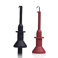 Vista 9 de Clips de ganchos de prueba, kit de cables de prueba de multímetro, mini clip de gancho de prueba para enchufe de 0.079 in sonda de prueba